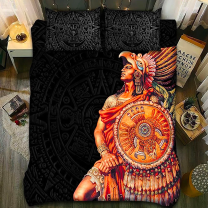 Aztec Warrior 3D Printed Bedding Set
