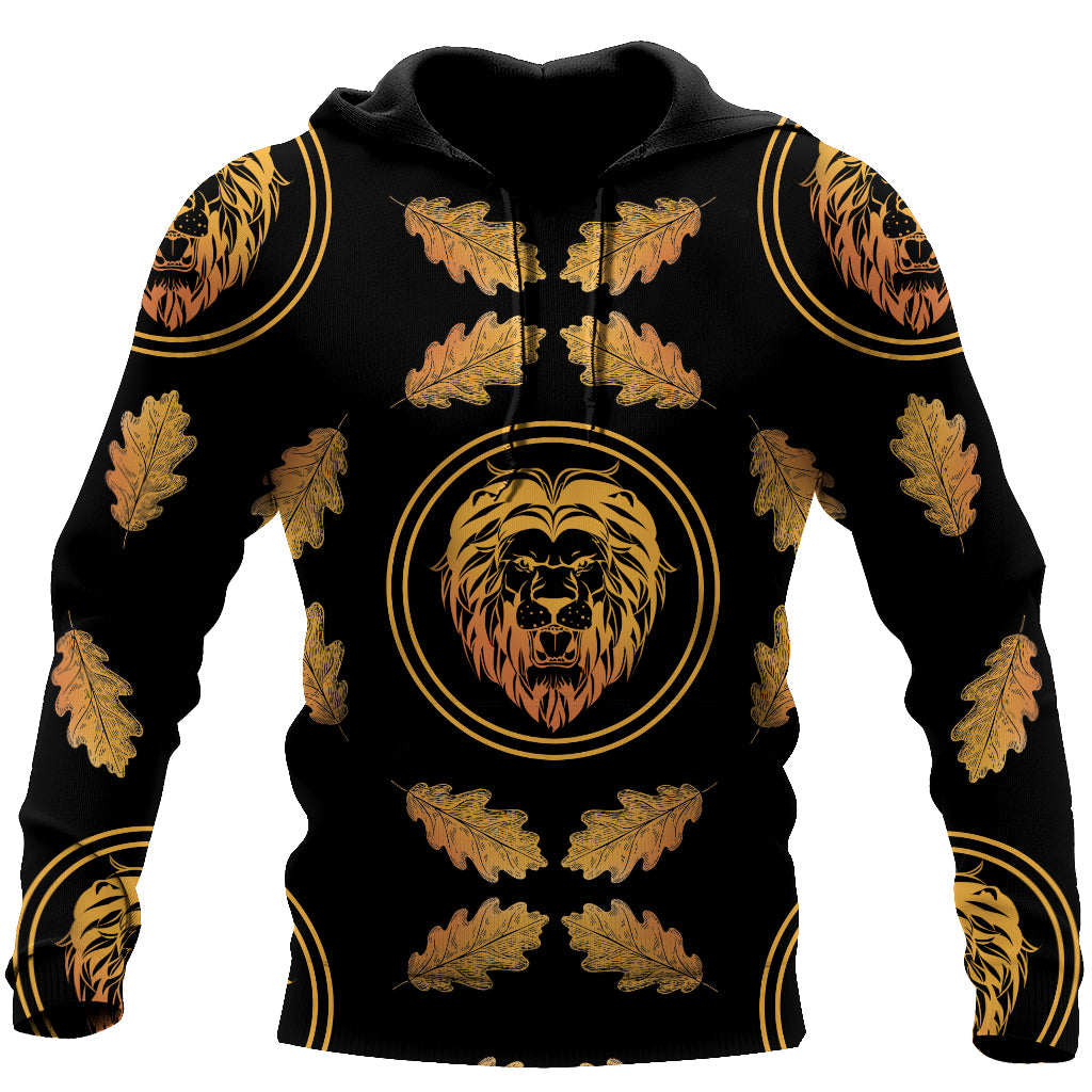 King of Lion Over Printed Hoodie