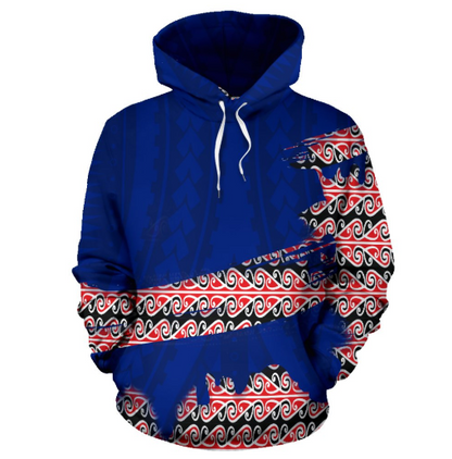 New Zealand Maori Pattern All Over Hoodie 01 JT6-Apparel-Khanh Arts-Hoodie-S-Vibe Cosy™