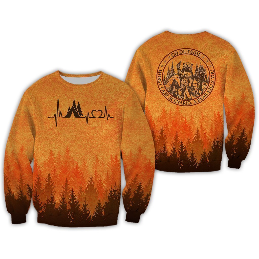 Campfire Beer Camping 3D All Over Printed Clothes CP11-Apparel-NNK-Sweat Shirt-S-Vibe Cosy™