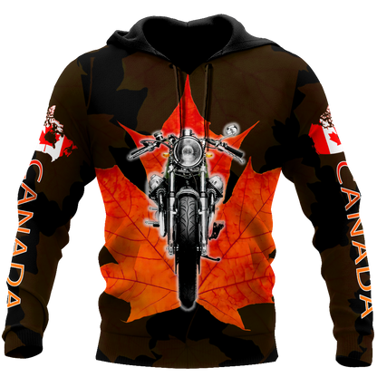 Canada Motorcycle 3D Hoodie HHT29072001-LAM-Apparel-LAM-Zipped Hoodie-S-Vibe Cosy™