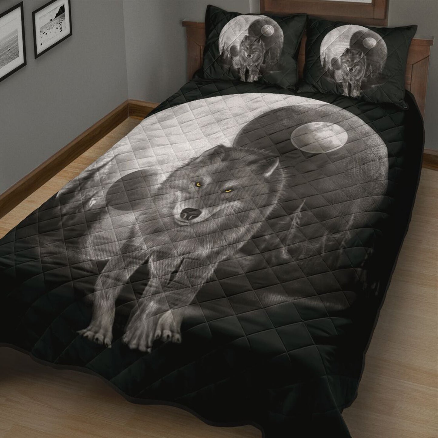 Wolf  Quilt Bedding Set