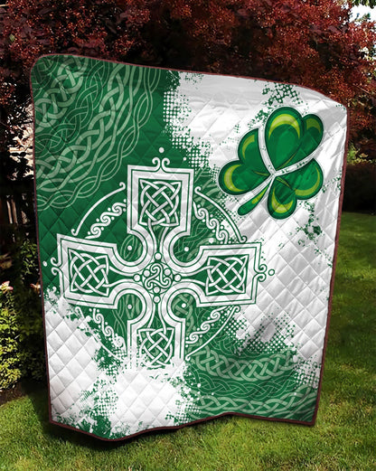 Celtic Cross 3D All Over Printed Quilt