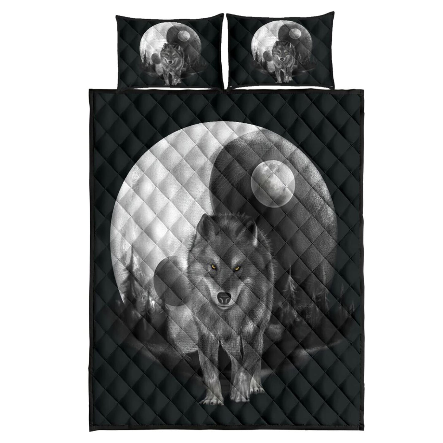 Wolf  Quilt Bedding Set