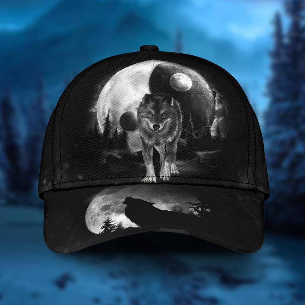 Custom Name Wolf Classic Cap