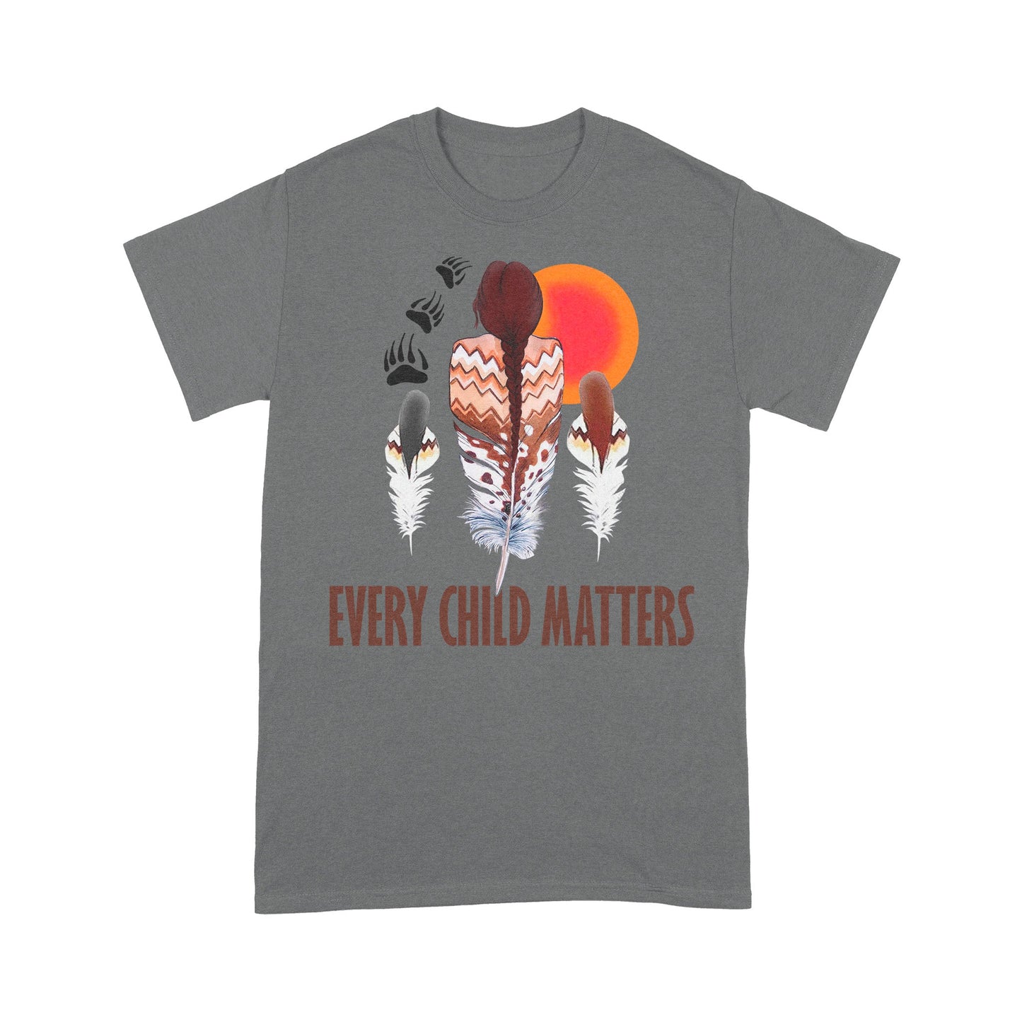 Vibecosy Every Child Matters Native American T-Shirt VP24012207