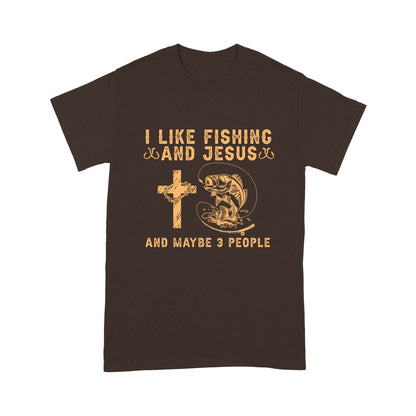 I Like Fishing And Jesus And Maybe 3 People Shirt Unisex T-Shirt MH13012202DH