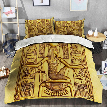 Ancient Egypt Bedding Set-Quilt-HP Arts-Twin-Vibe Cosy™