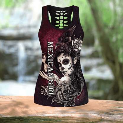 Mexico Girl Combo Tank Top + Legging QB07042003-Apparel-TA-S-S-Vibe Cosy™