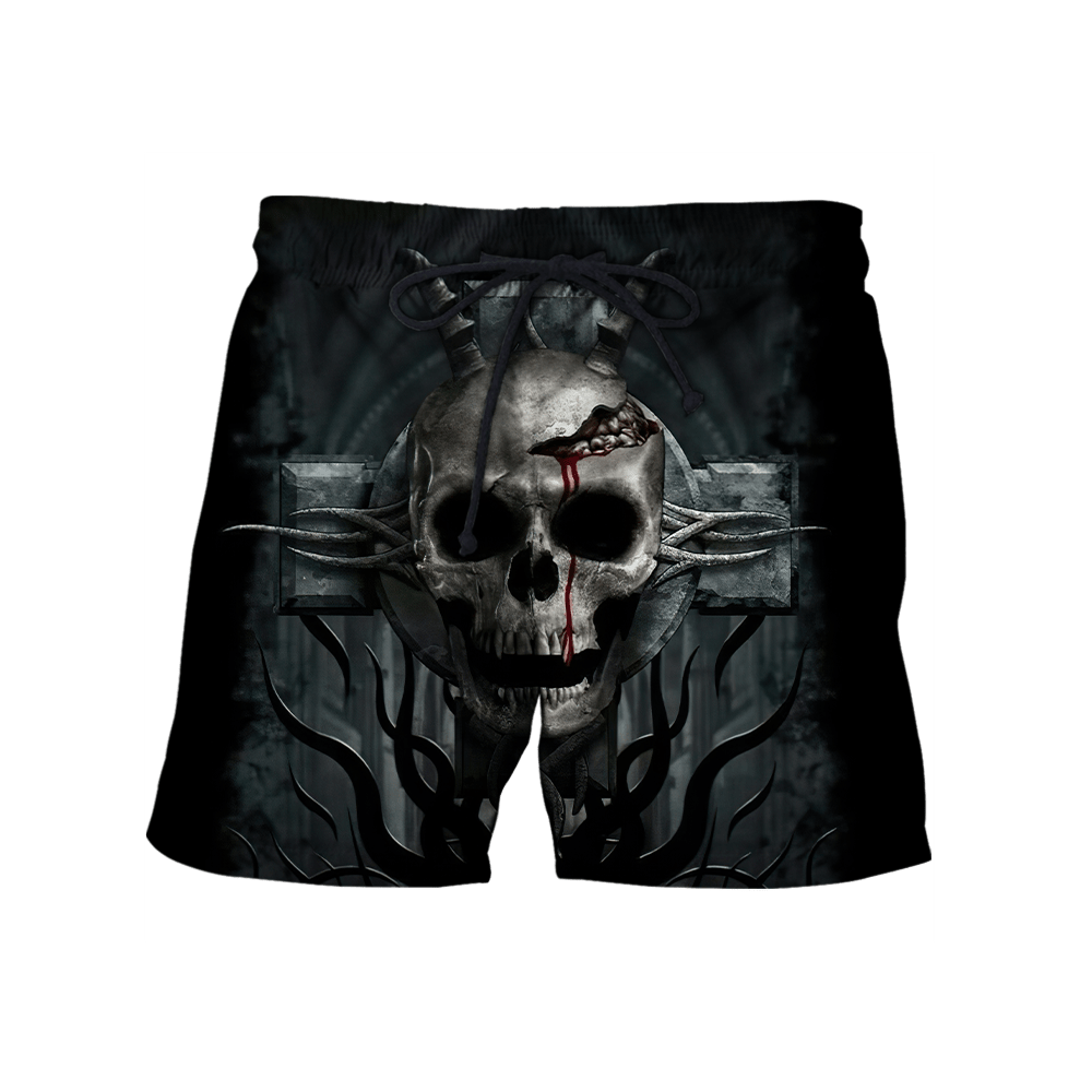Premium Skull Cross All Over Printed Shirts For Men And Women MEI