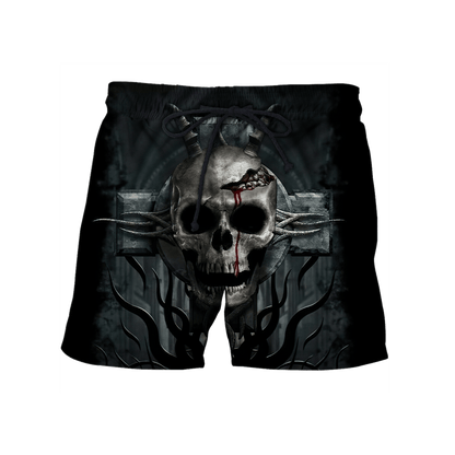 Premium Skull Cross All Over Printed Shirts For Men And Women MEI
