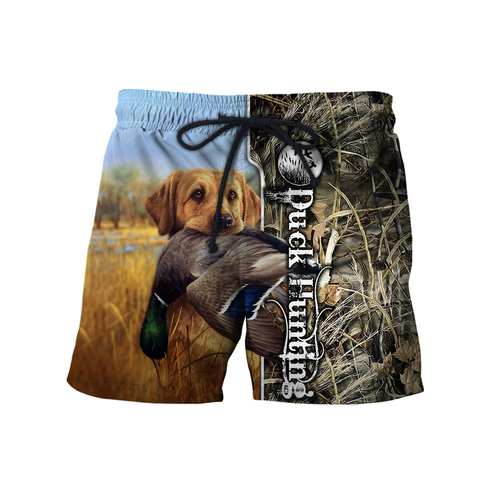 Mallard Duck Hunting 3D All Over Printed Shirts for Men and Women AM261104-Apparel-TT-Shorts-S-Vibe Cosy™