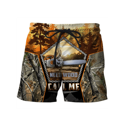 All Over Printed Lumberjack Hoodie AM092042-MEI