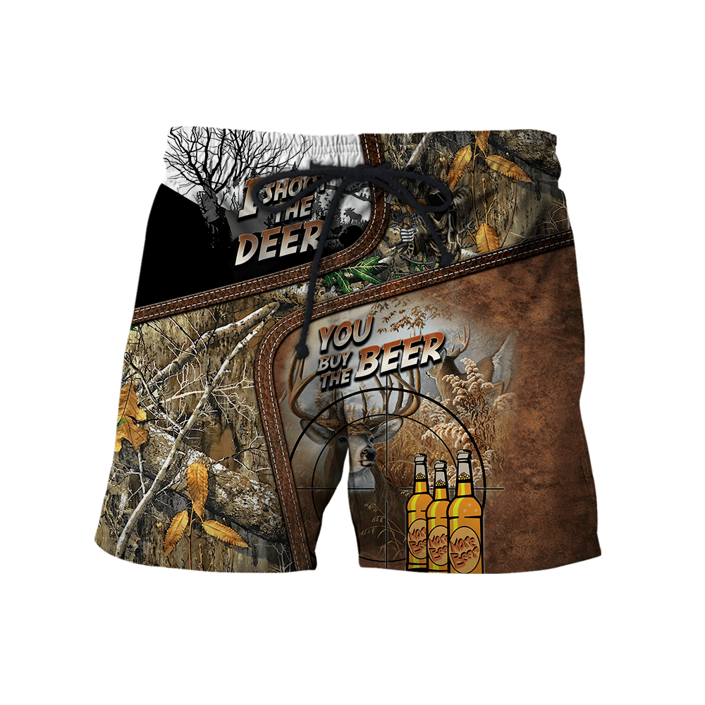 I shoot the Deer you buy the Beer  3D All Over Print Hoodie AM092054
