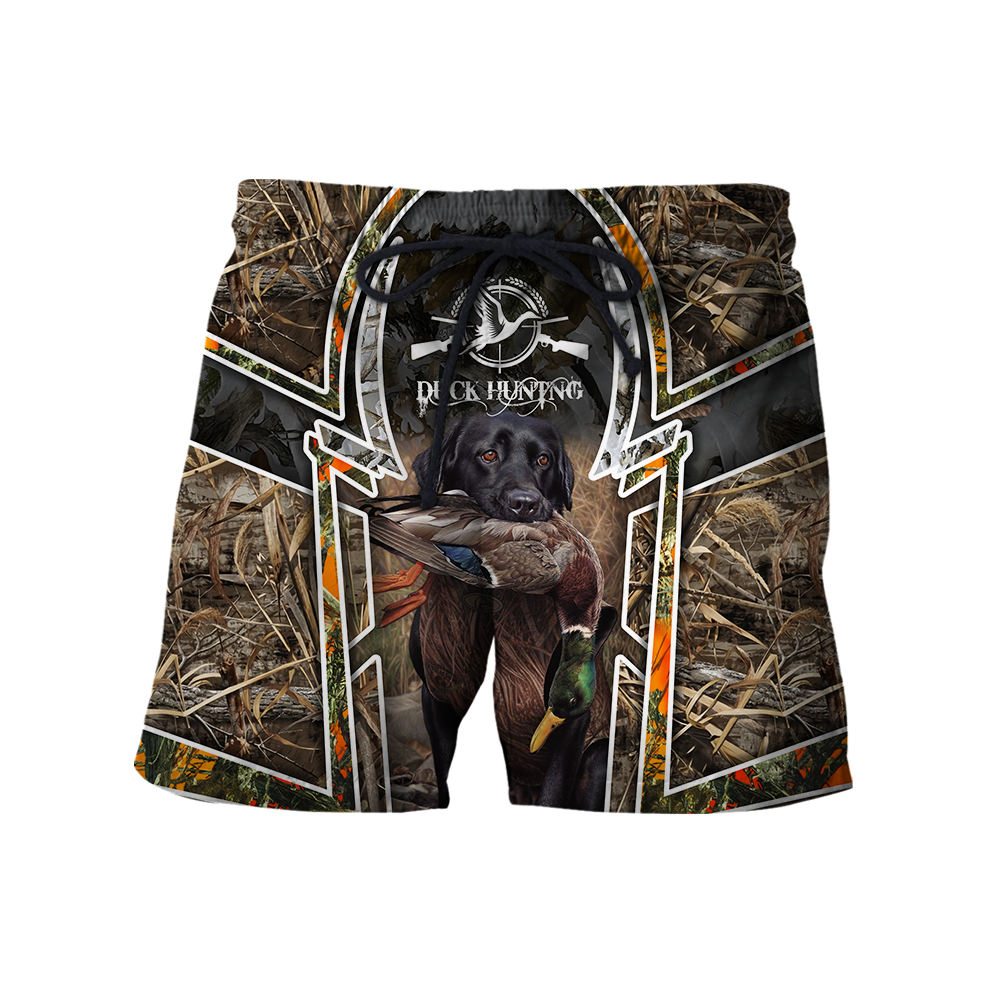 Mallard Duck Hunting 3D All Over Printed Shirts for Men and Women AM261102-Apparel-TT-Shorts-S-Vibe Cosy™