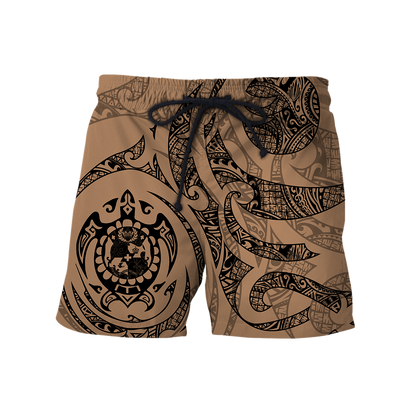 Tonga in My Heart Polynesian Tattoo Style 3D Printed Shirts AM180205-Apparel-TT-Shorts-S-Vibe Cosy™