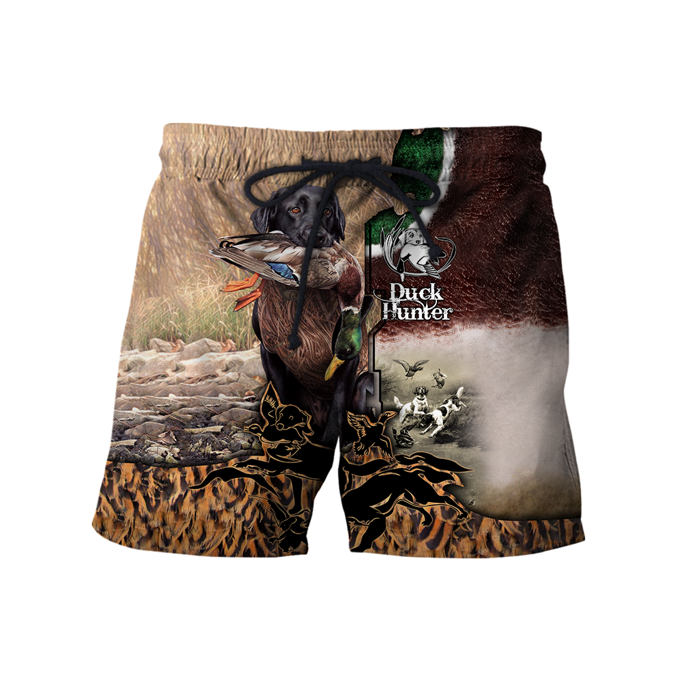 Mallard Duck Hunting 3D Printing Shirts for Men and Women AM020101-Apparel-TT-Shorts-S-Vibe Cosy™