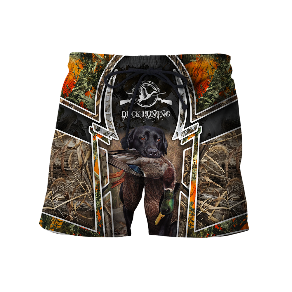 Mallard Duck Hunting 3D All Over Printed Shirts for Men and Women AM261103-Apparel-TT-Shorts-S-Vibe Cosy™