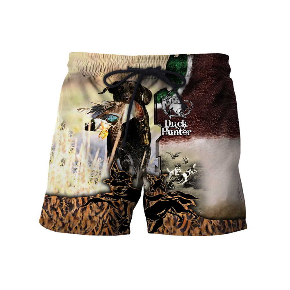 Mallard Duck Hunting 3D Printing Shirts for Men and Women AM020103-Apparel-TT-Shorts-S-Vibe Cosy™