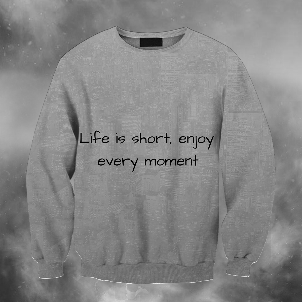 3D All Over Print Enjoy Every Moment-Apparel-PHLong-Sweatshirt-S-Vibe Cosy™