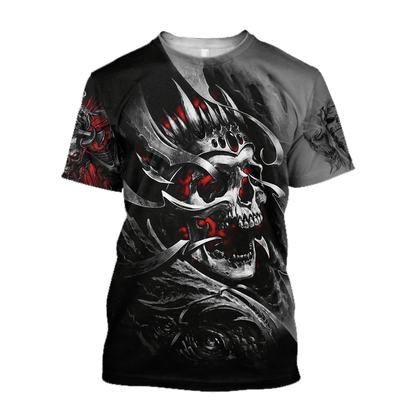 Amazing Skull All Over Printed Hoodie For Men And Women MEI