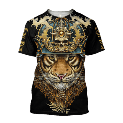 3D Tiger King Tattoo Unisex Shirts AM102064