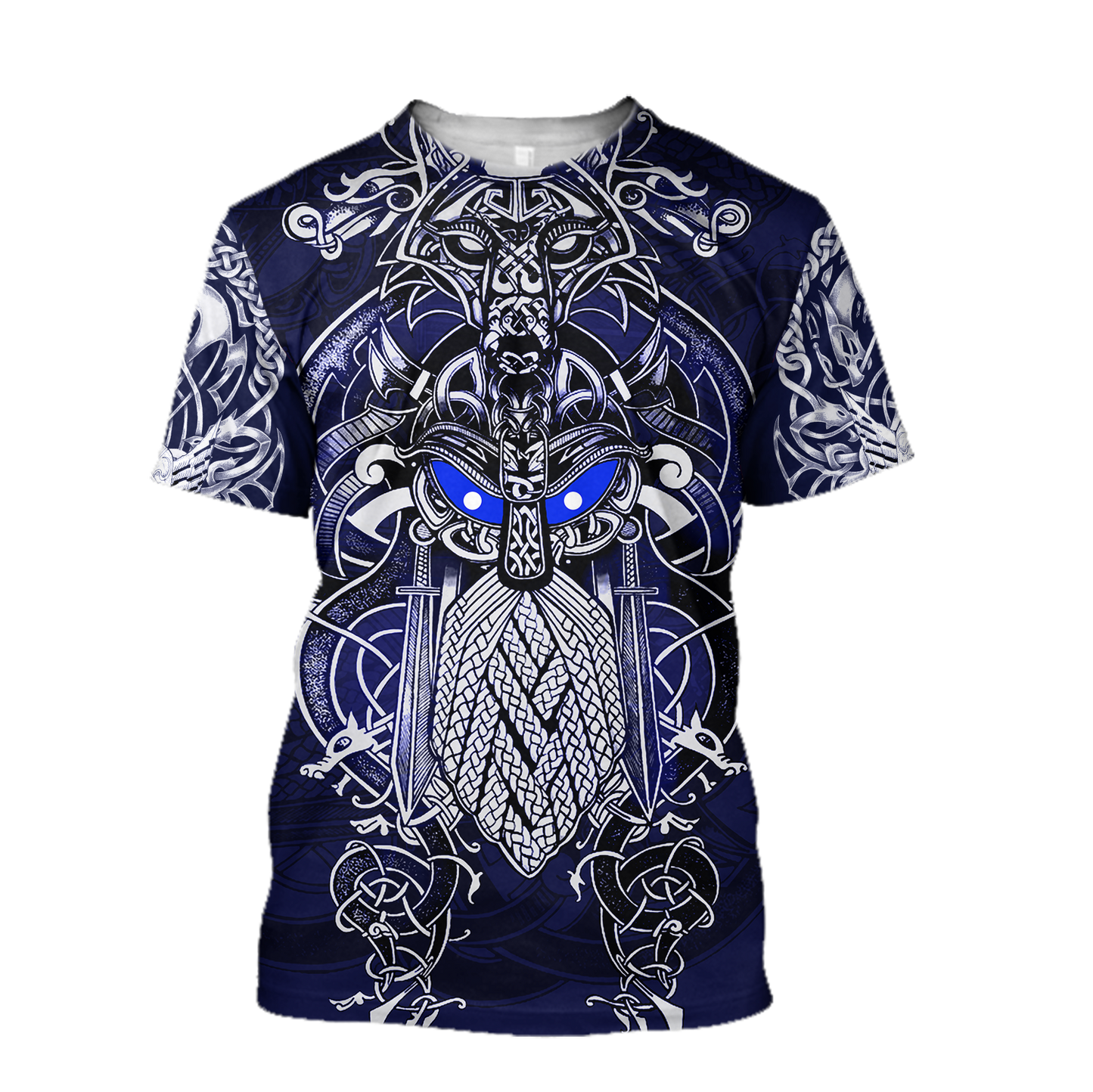 Odin Viking Tattoo Style-Apparel-HP Arts-T-Shirt-S-Vibe Cosy™