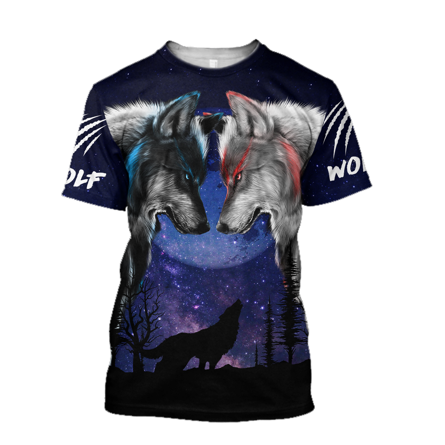 Wolf 3D All Over Printed Shirts For Men and Women AM260402-Apparel-TT-T-Shirts-S-Vibe Cosy™