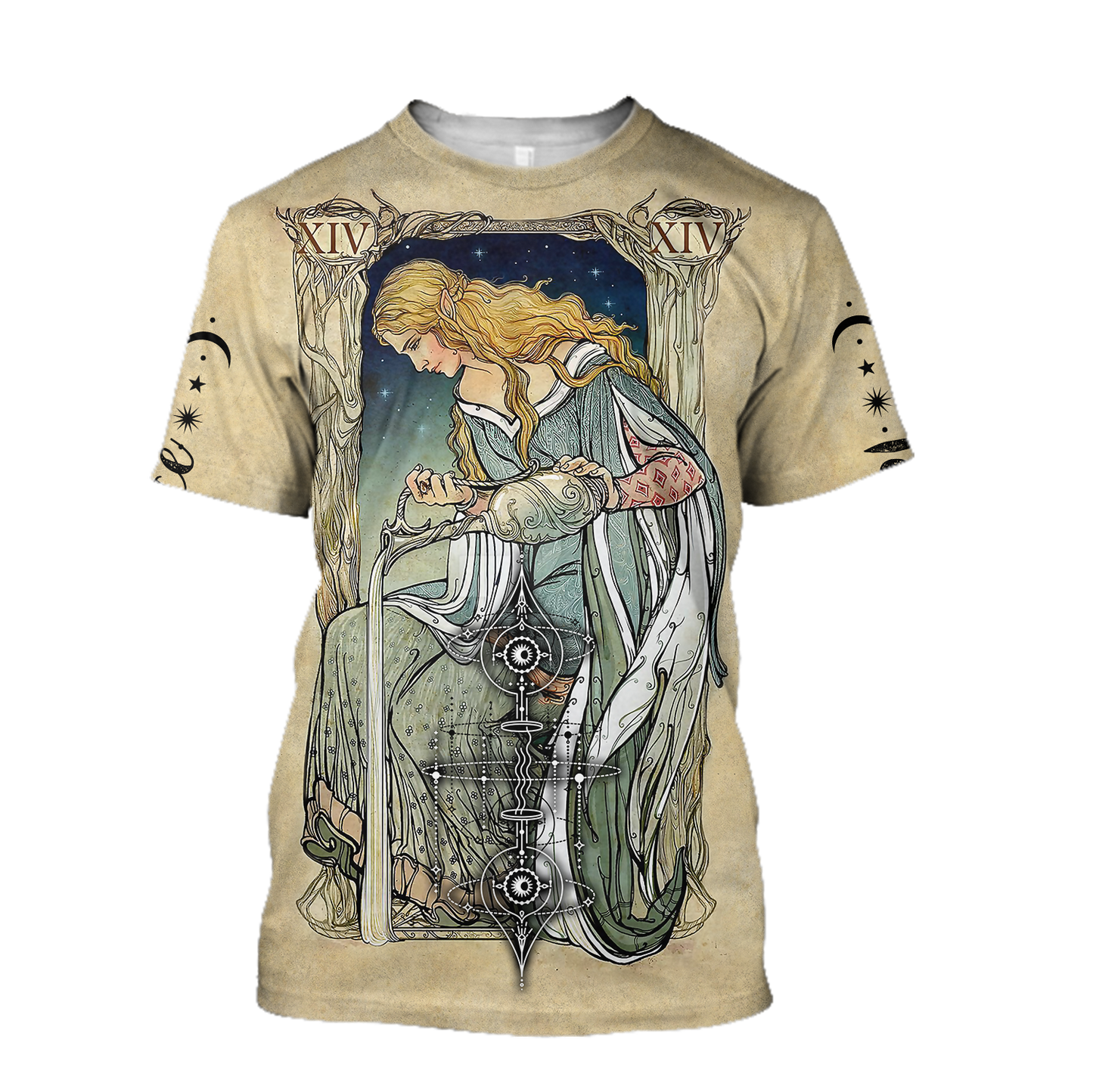 Tarot Cards Temperance 3D All Over Printed Shirts For Men and Women AM150604-Apparel-TT-T-Shirts-S-Vibe Cosy™