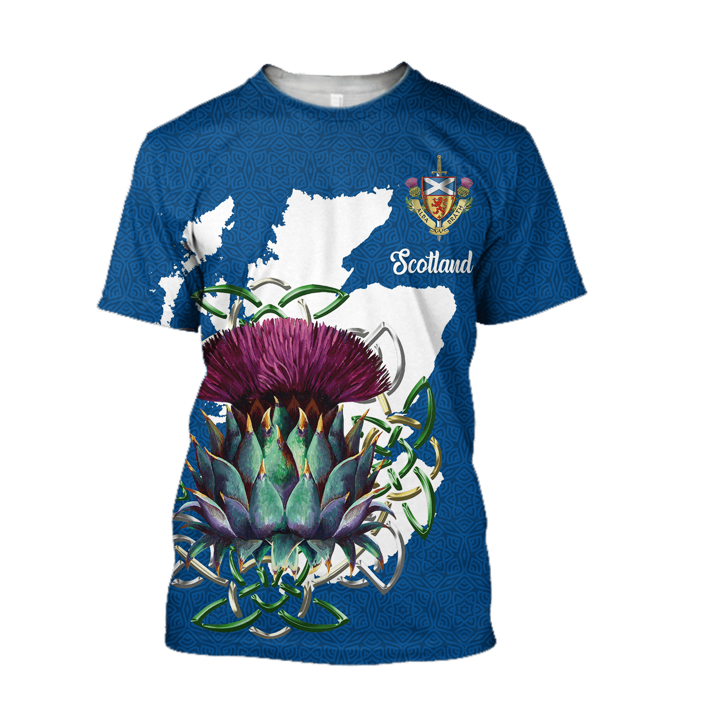 Hoodie Scotland Classic Over Printed Hoodie TP