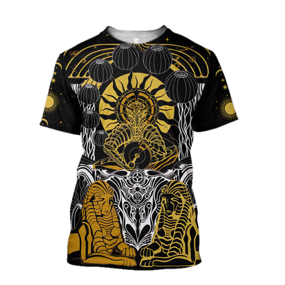 Tarot Cards The Chariot 3D All Over Printed Shirts For Men and Women AM150602-Apparel-TT-T-Shirts-S-Vibe Cosy™