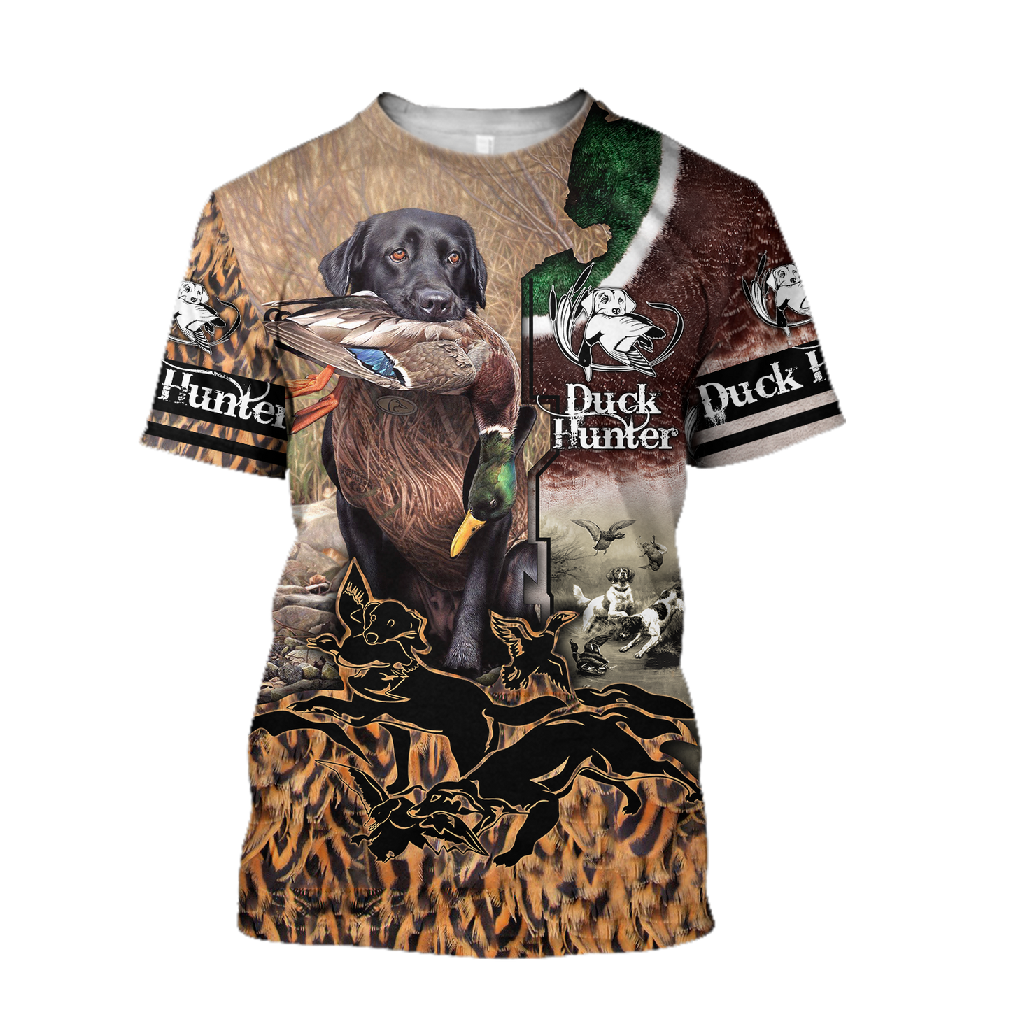Mallard Duck Hunting 3D Printing Shirts for Men and Women AM020101-Apparel-TT-T-Shirt-S-Vibe Cosy™