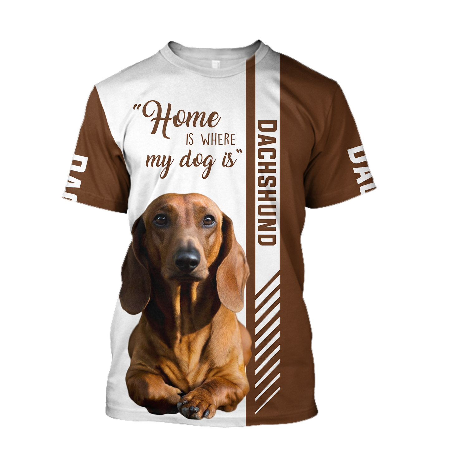 Dachshund 3D All Over Printed Shirts for Men and Women AM090101-Apparel-TT-T-Shirt-S-Vibe Cosy™