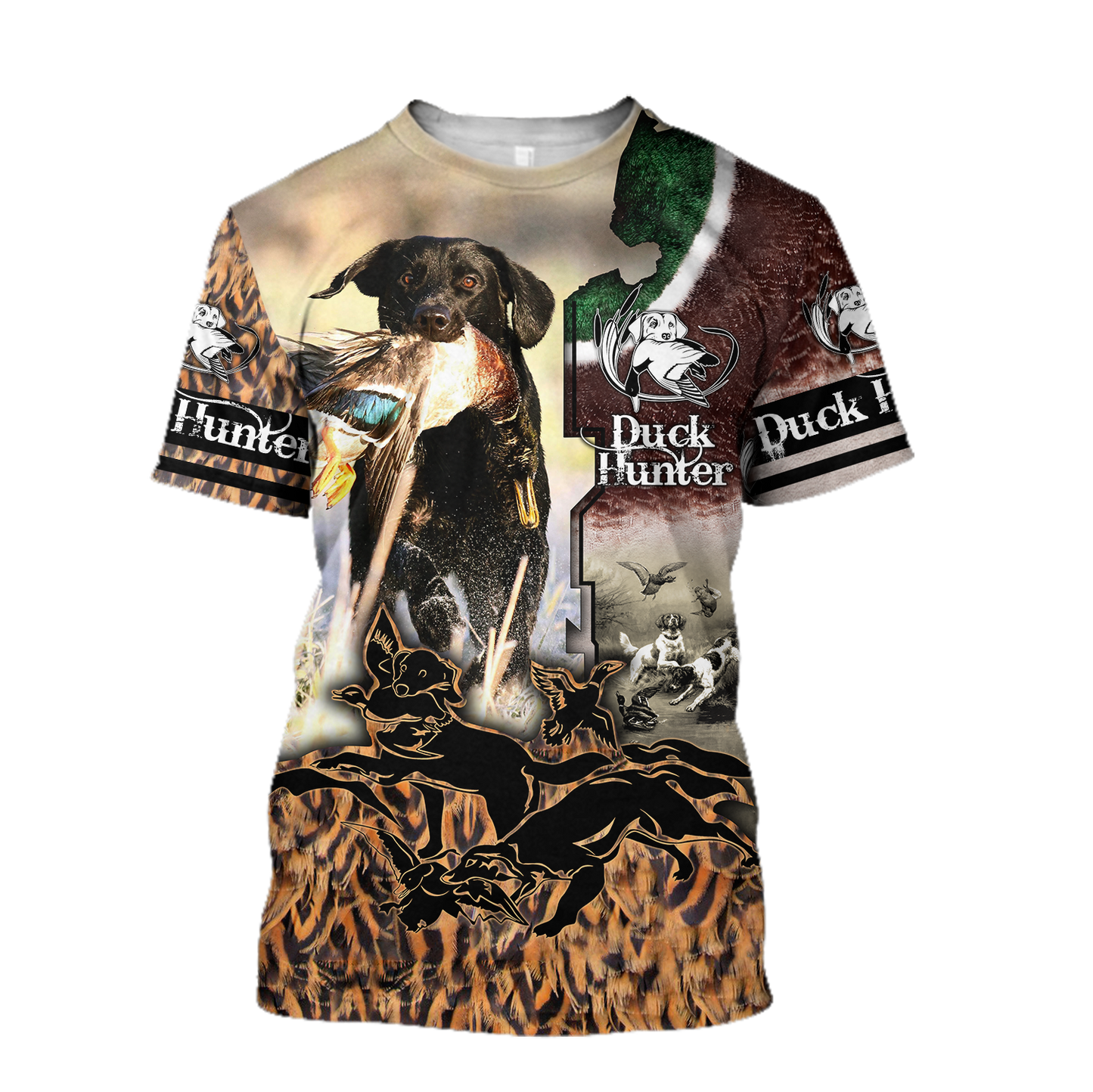 Mallard Duck Hunting 3D Printing Shirts for Men and Women AM020103-Apparel-TT-T-Shirt-S-Vibe Cosy™
