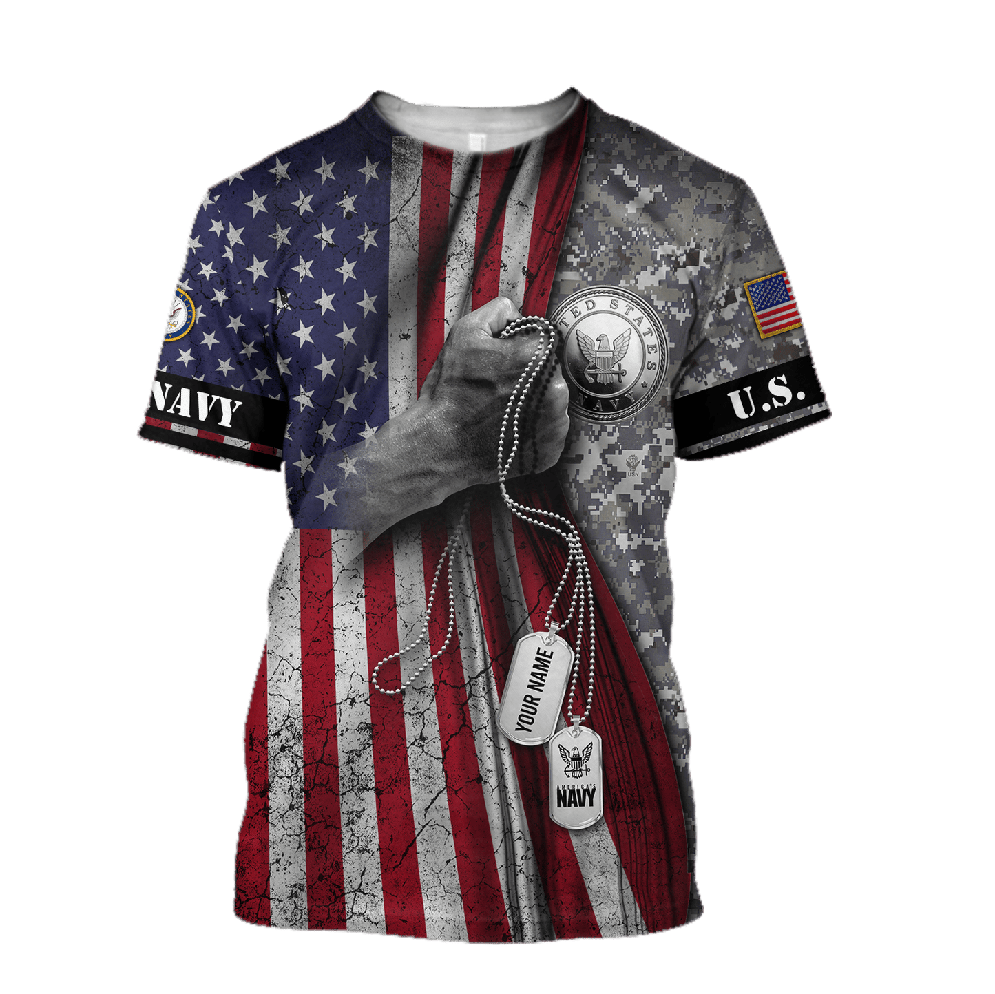 Soldier US Navy 3D All Over Printed Shirt Hoodie AM082039 - Amaze Style™-Apparel