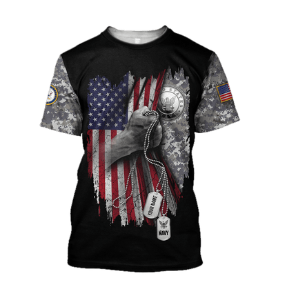 Soldier US Navy 3D All Over Printed Shirt Hoodie AM082038 - Amaze Style™-Apparel