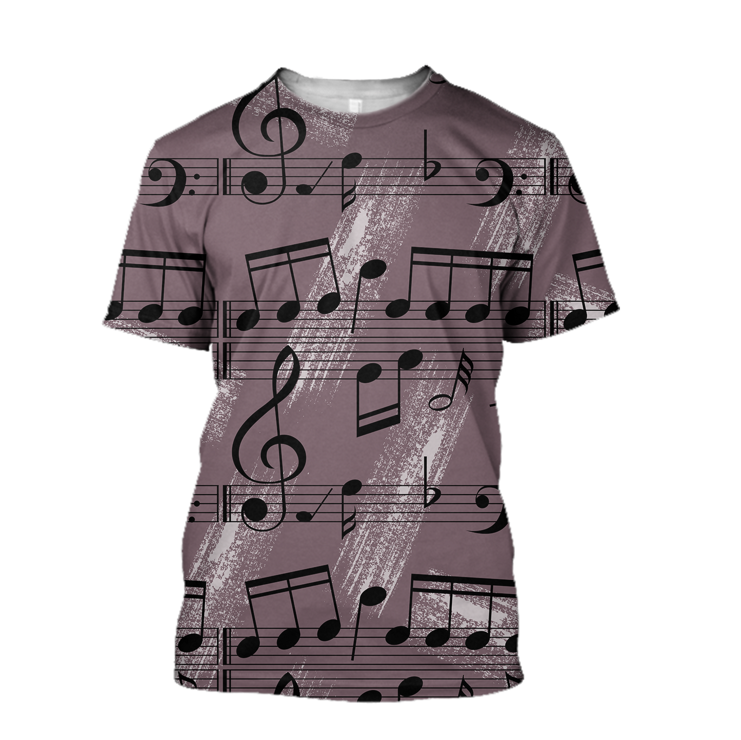 Musical Notes 3D All Over Printes-Apparel-HP Arts-T-Shirt-S-Vibe Cosy™