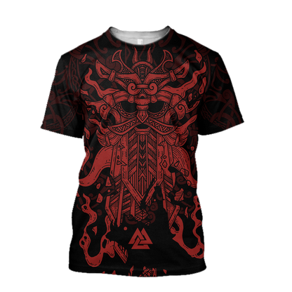 Viking Odin Style 2-Apparel-HP Arts-T-Shirt-S-Vibe Cosy™