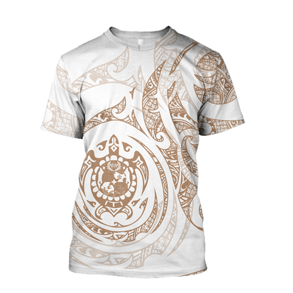 Tonga in My Heart Polynesian Tattoo Style 3D Printed Shirts AM190202-Apparel-TT-T-Shirt-S-Vibe Cosy™