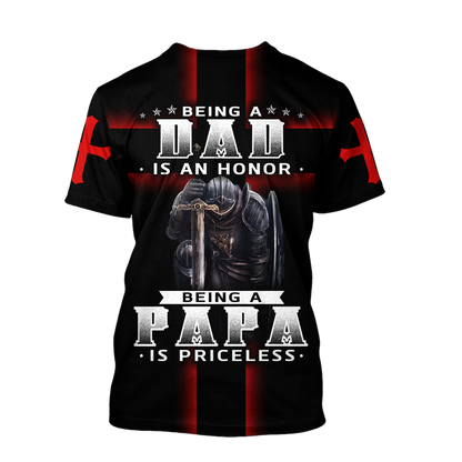 Being a Dad is an Honor Being a Papa is Priceless-Apparel-HP Arts-Hoodie-S-Vibe Cosy™