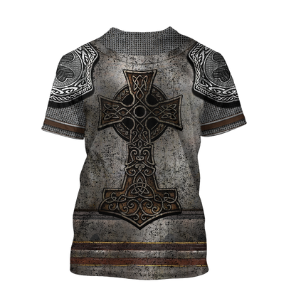 Irish Armor Warrior Chainmail 3D All Over Printed Shirts For Men and Women AM250203-Apparel-TT-Hoodie-S-Vibe Cosy™