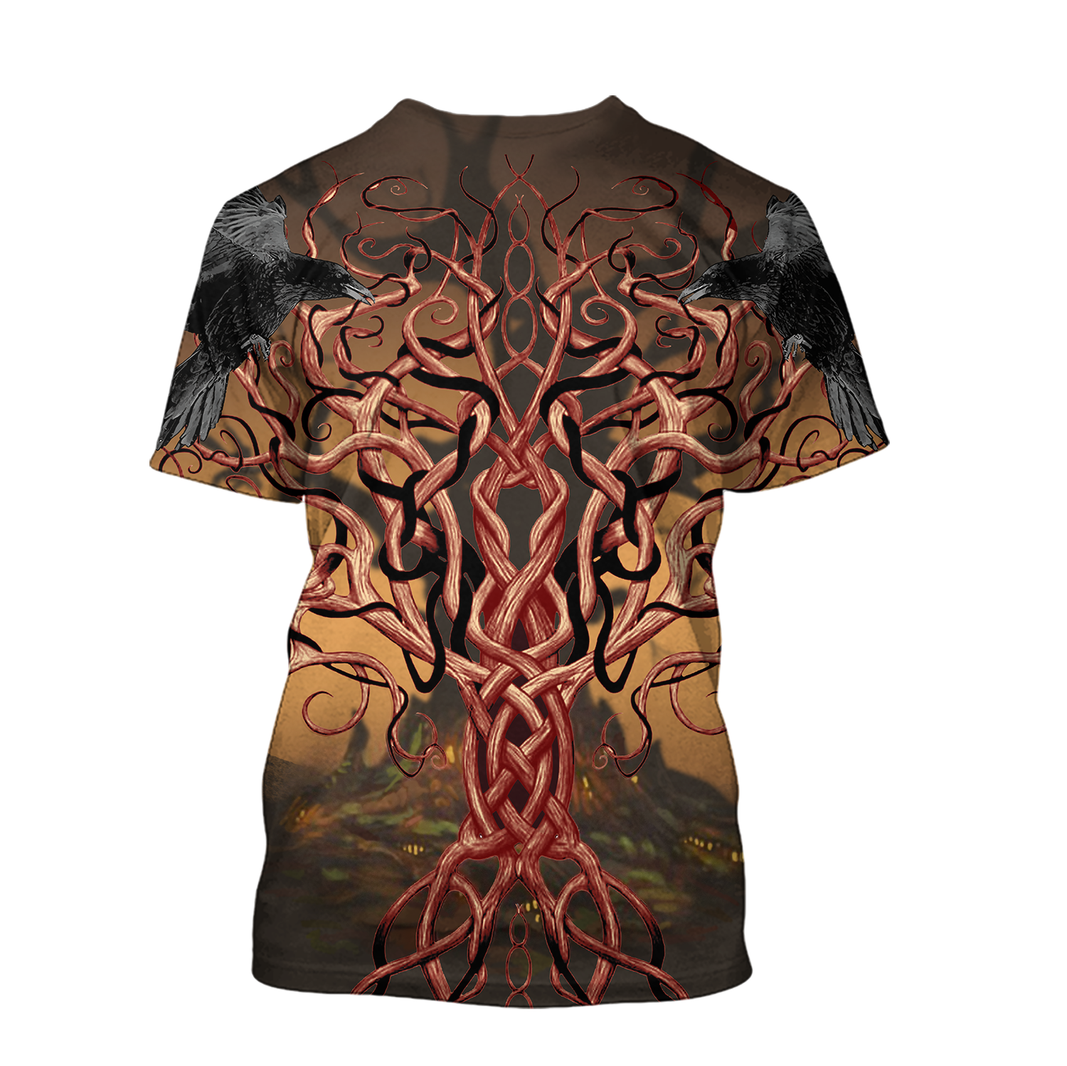 Viking Wolf All Over Printed-ALL OVER PRINT HOODIES-HP Arts-Hoodie-S-Vibe Cosy™