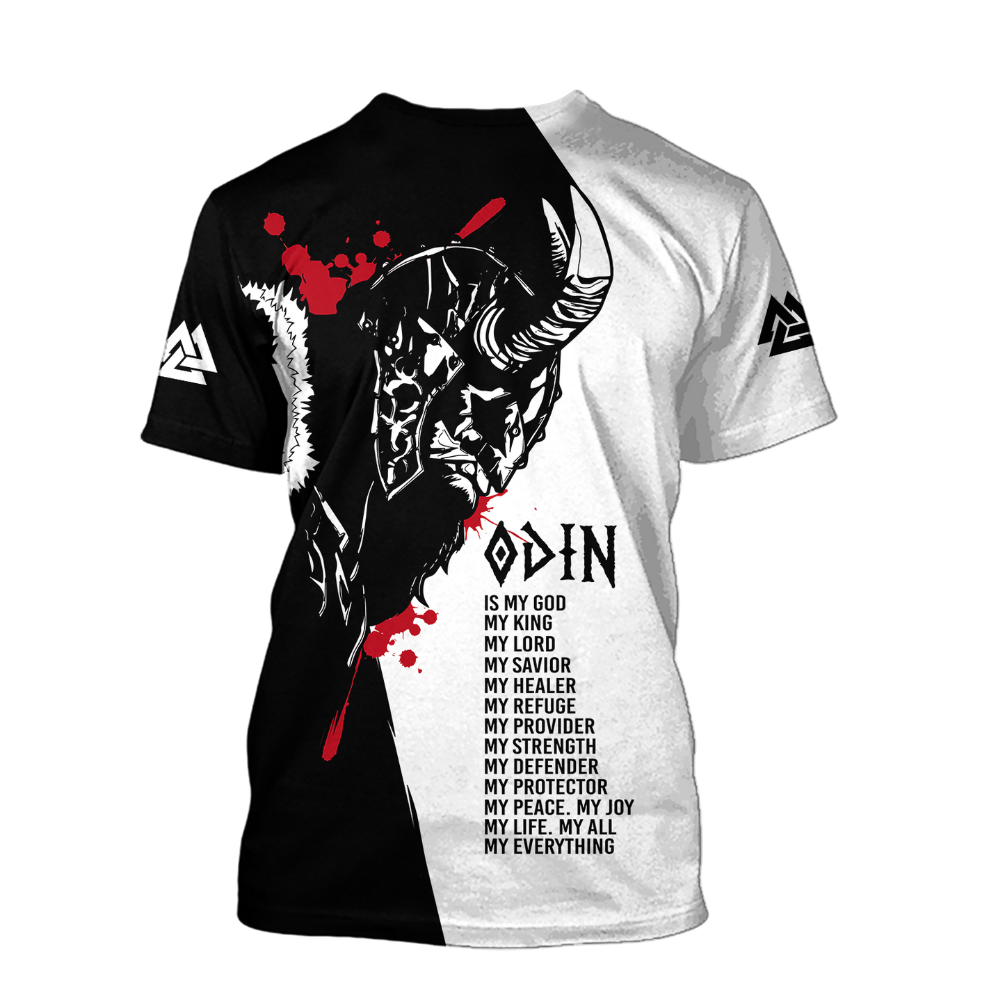 Vikings Odin 3D All Over Printed Shirts For Men and Women-Apparel-HP Arts-Hoodie-S-Vibe Cosy™
