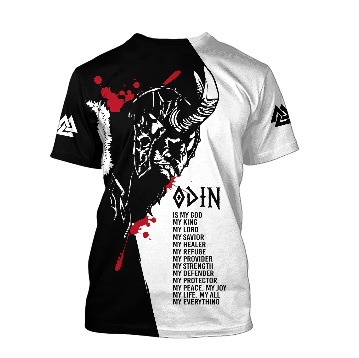 Vikings Odin 3D All Over Printed Shirts For Men and Women-Apparel-HP Arts-Hoodie-S-Vibe Cosy™