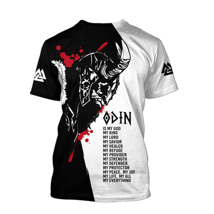 Vikings Odin 3D All Over Printed Shirts For Men and Women-Apparel-HP Arts-Hoodie-S-Vibe Cosy™