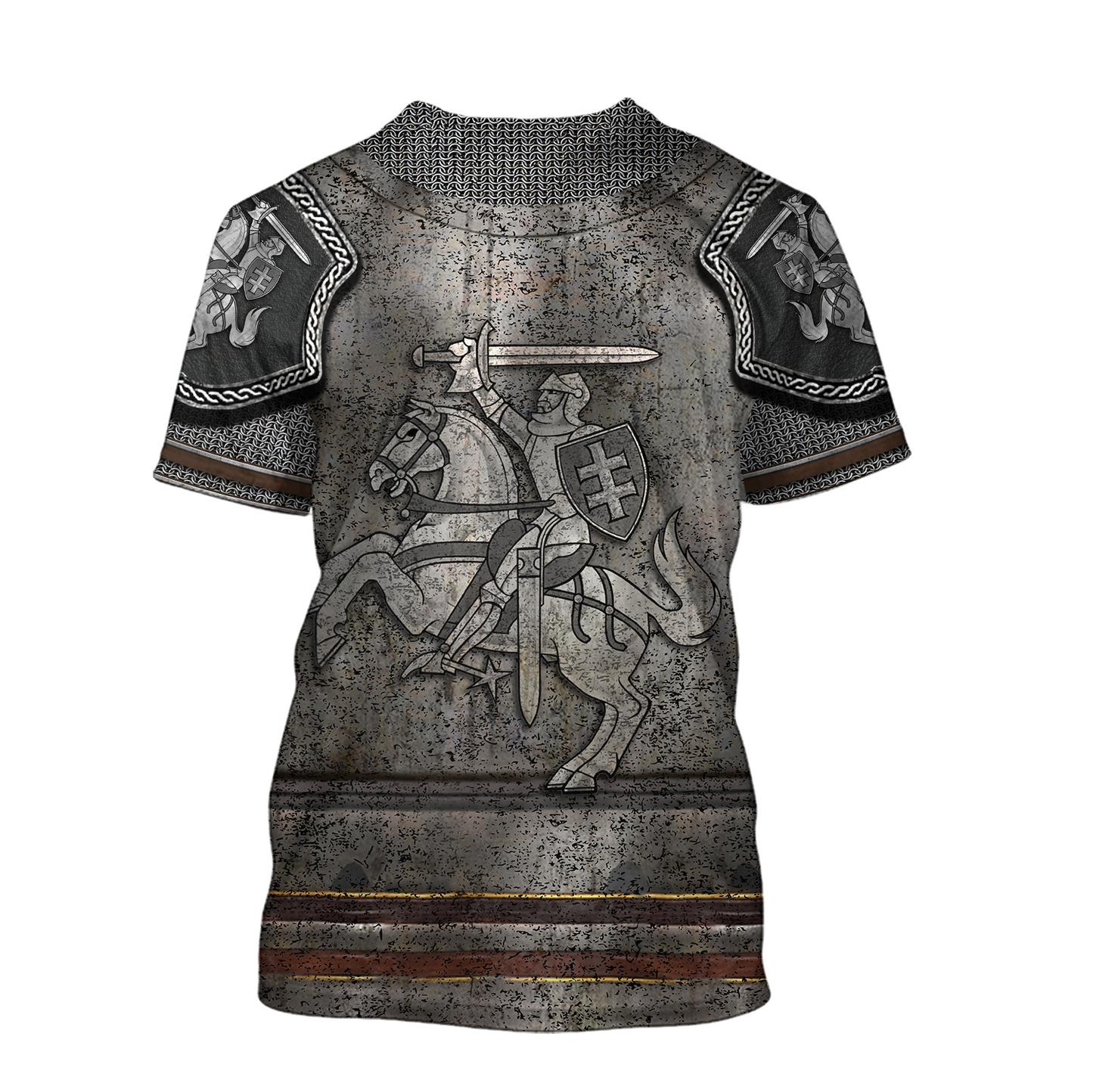 Lithuania Armor Knight Warrior Chainmail 3D All Over Printed Shirts For Men and Women AM120302-Apparel-TT-Hoodie-S-Vibe Cosy™