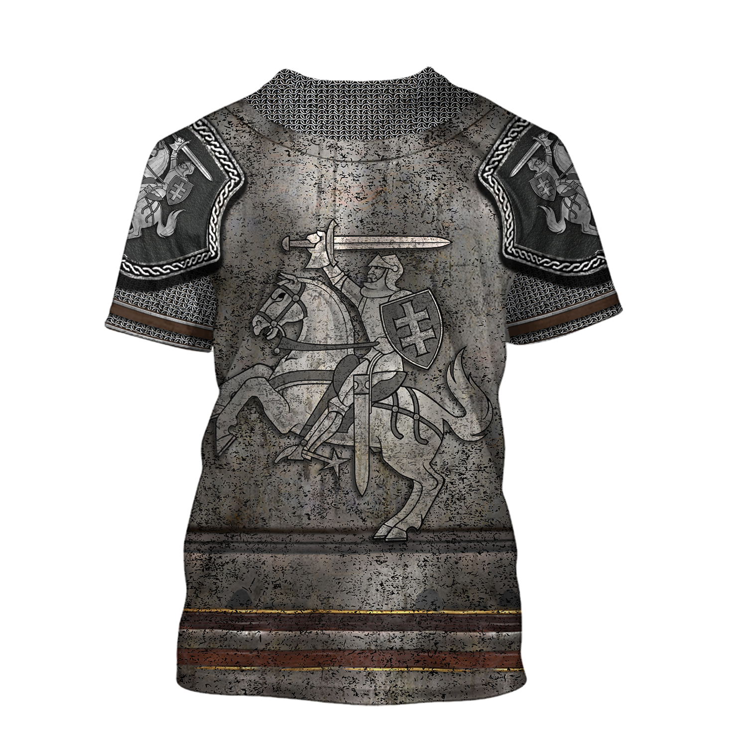 Lithuania Armor Knight Warrior Chainmail 3D All Over Printed Shirts For Men and Women AM120302-Apparel-TT-Hoodie-S-Vibe Cosy™