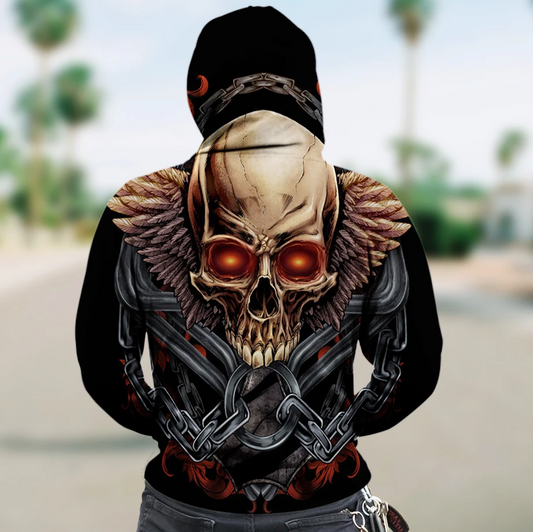 3D ZIP HOODIE_WINGED SKULL PL300-Apparel-PL8386-Hoodie-S-Vibe Cosy™