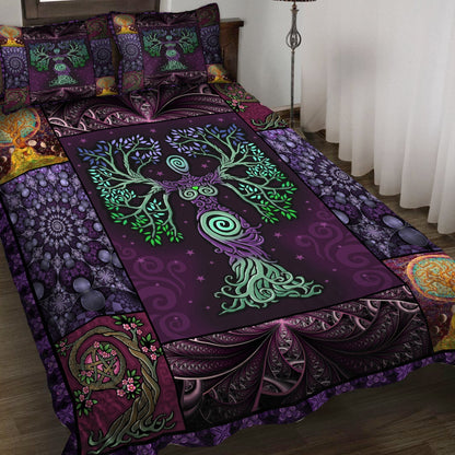 Tree Of Life Celtic All Over Printed Bedding Set