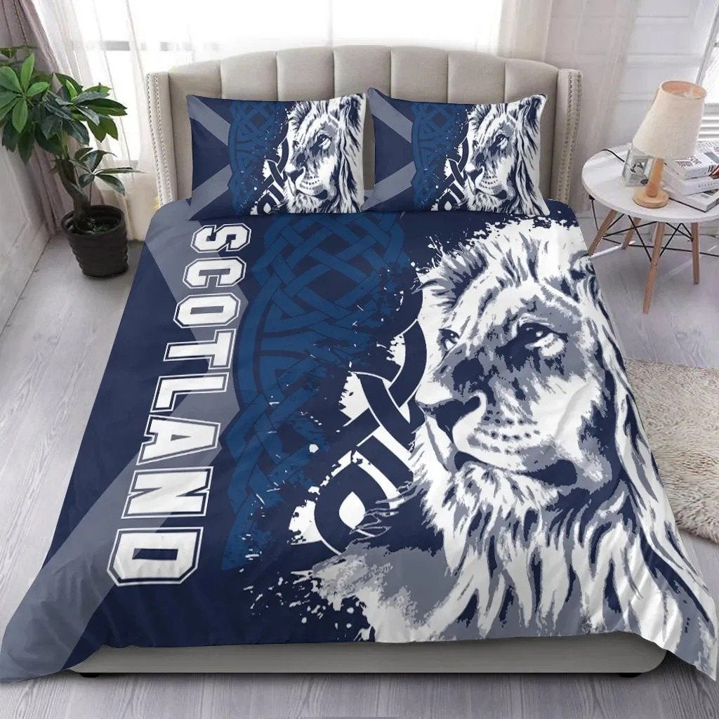 Scotland Celtic Tattoo The Lion Rampant Bedding Set